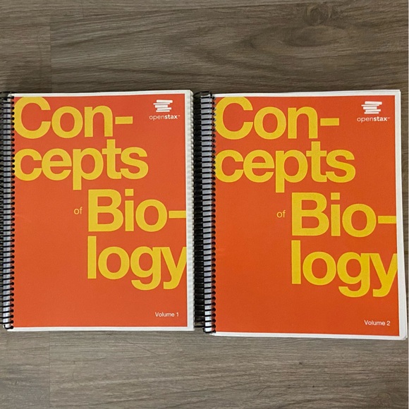 Openstax Concepts of Biology spiral bound volume 1 & 2 - Picture 1 of 2